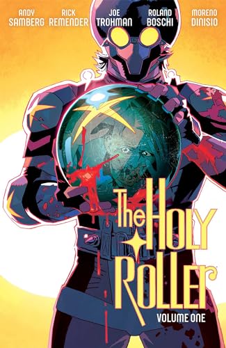 Comic book cover: masked figure holding a glowing orb with a face inside.