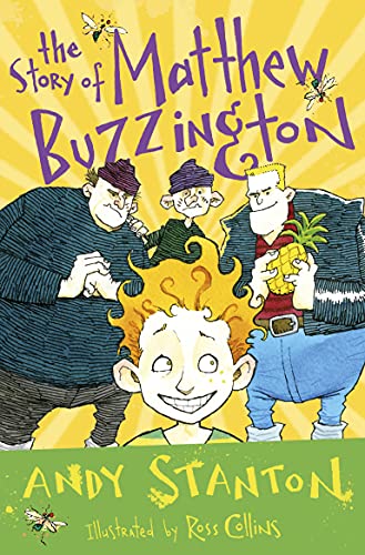 Book cover with cartoon illustrations of children and a bee.