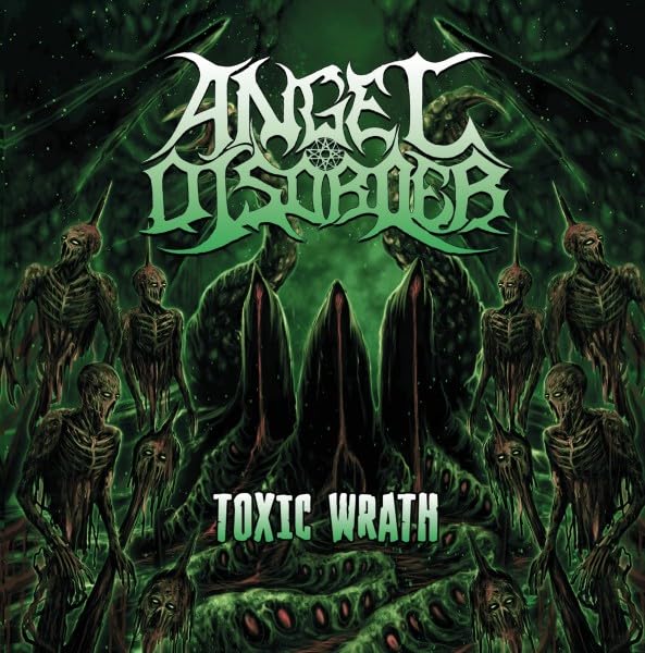 CD cover for "Angel Disorder - Toxic Wrath" featuring skeletal figures.