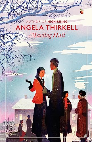 Book cover featuring a man and woman standing outdoors under bare winter trees.