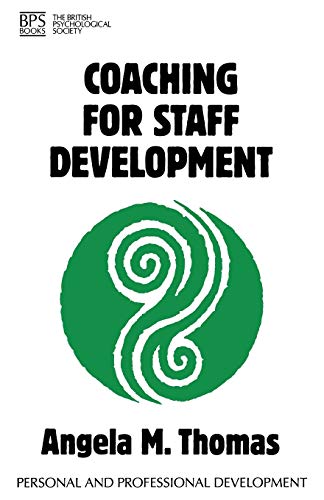 Book cover: "Coaching for Staff Development" by Angela M. Thomas.