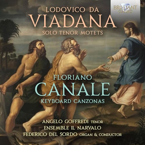 CD cover: Renaissance painting of three men, text details composers and performers.
