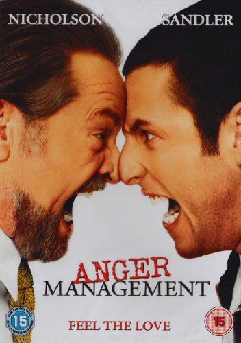 DVD cover for "Anger Management" featuring Jack Nicholson and Adam Sandler.