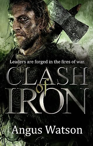 A bearded man with a dirty face carries an axe over his shoulder.