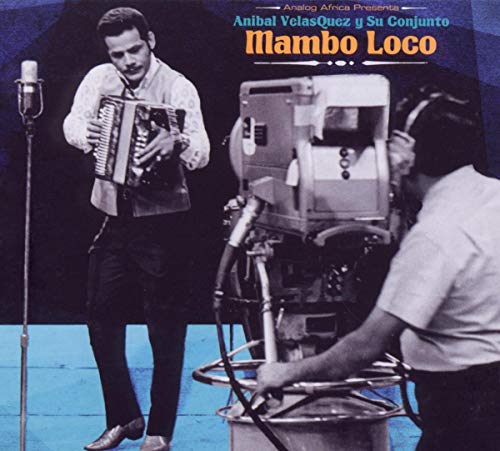 Vintage CD cover featuring a musician with an accordion in a recording studio.
