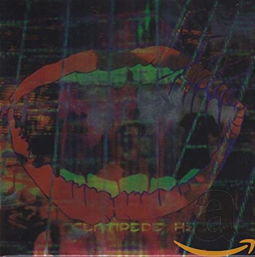 CD cover for Animal Collective’s “Centipede Hz” featuring abstract, colorful imagery.