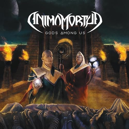 CD cover art depicting two figures with glowing orbs and a stone structure.