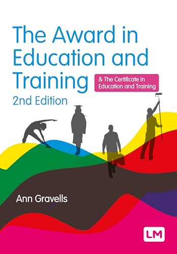 Book cover for The Award in Education and Training by Ann Gravells with silhouettes.
