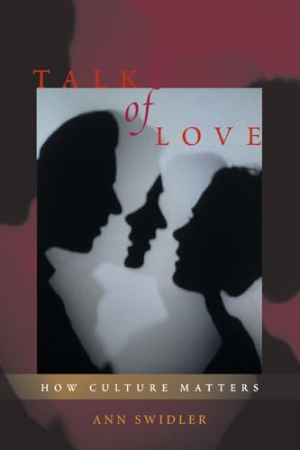 Book cover with silhouettes of faces and the title "Talk of Love".