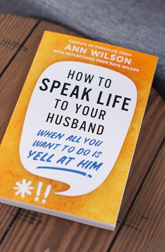 Book cover with yellow background and blue text: "How to Speak Life...