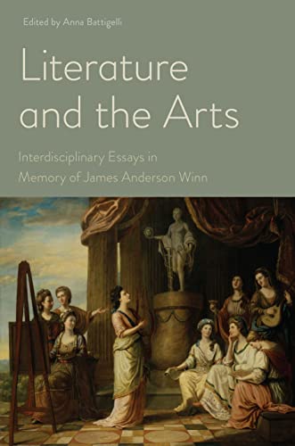 Book cover with title “Literature and the Arts” and classical painting.