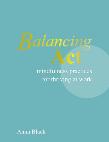 Book cover: “Balancing Act” with gold text on a teal background.