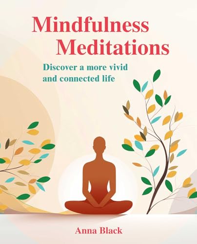 Book cover with silhouette of person meditating under a tree.