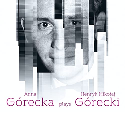 CD cover featuring a portrait of Henryk Mikołaj Górecki with geometric shapes.
