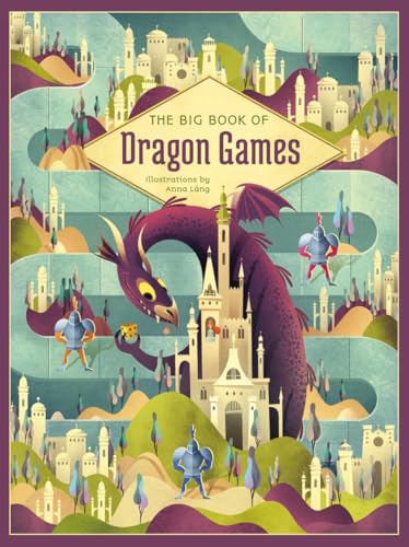 Book cover with a dragon, knights, and a fairytale castle illustration.