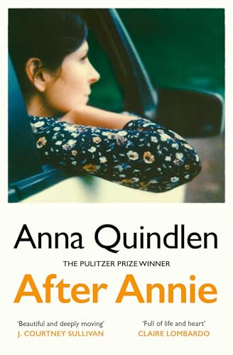 Book cover showing a woman looking out a car window with text After Annie.