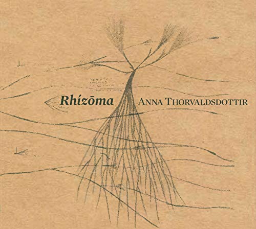 CD cover for "Rhizoma" by Anna Thorvaldsdottir, with sketched plant roots.