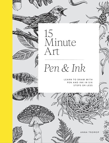 Book with pen and ink illustrations, cover shows artwork, possibly with a sketchbook or journal.