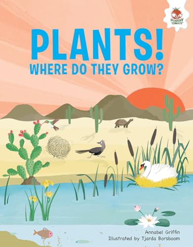 Book cover depicting desert and wetland plants with animals.