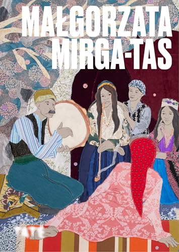 Book cover featuring a textile collage of people in traditional clothing with bold text.