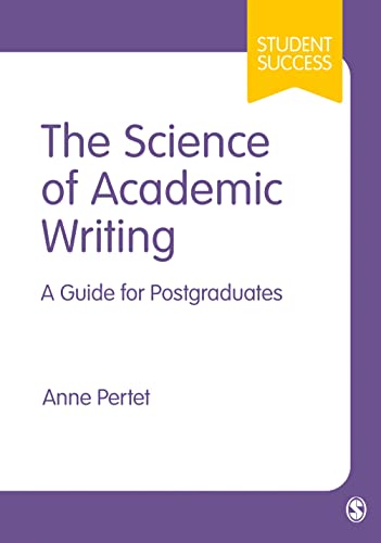 Book cover: "The Science of Academic Writing" by Anne Pertet.