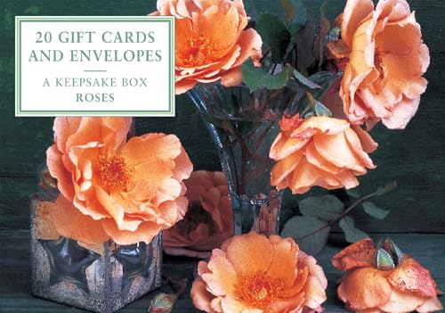 Gift cards with rose imagery in a decorative keepsake box.