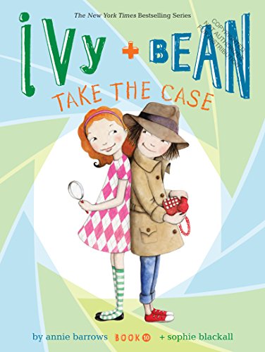Book cover featuring two young girls, Ivy and Bean, as detectives.