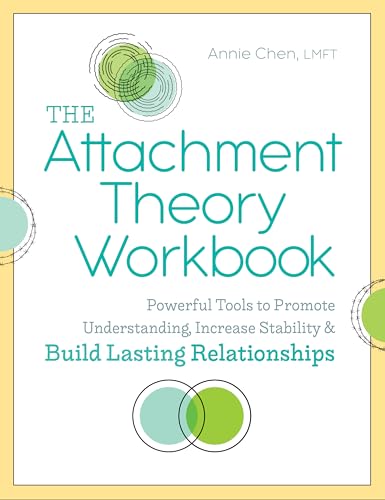 Book cover: "The Attachment Theory Workbook" with green and teal circles.