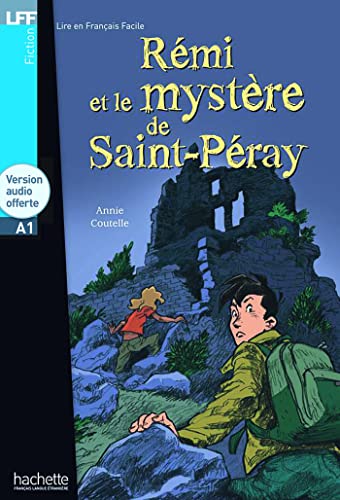 Book cover: “Rémi et le mystère de Saint-Péray” with illustrated children hiking.