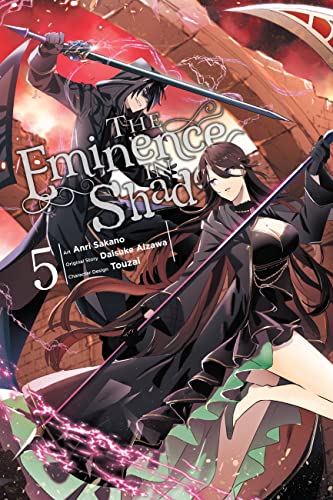 Manga cover: two figures with weapons against a dramatic, colorful background.