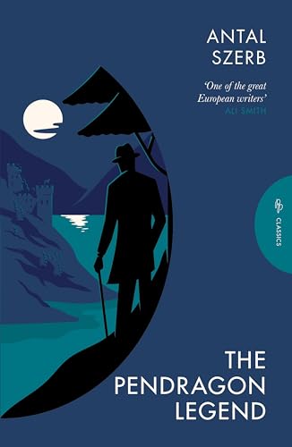 Book cover: Silhouette of a man with a cane, castle in background.