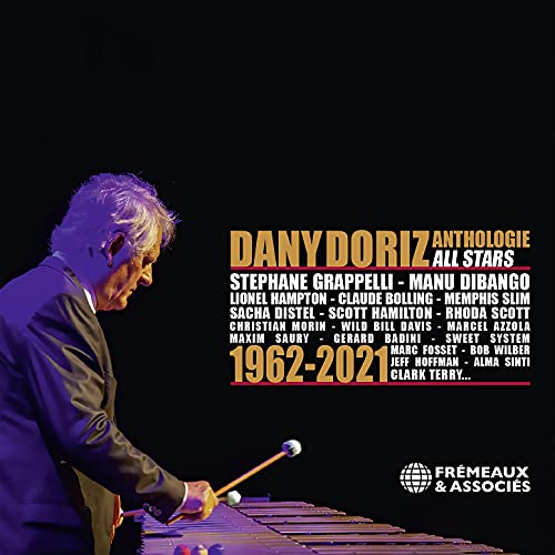 CD cover featuring Dany Doriz and listed musicians, 1962-2021.
