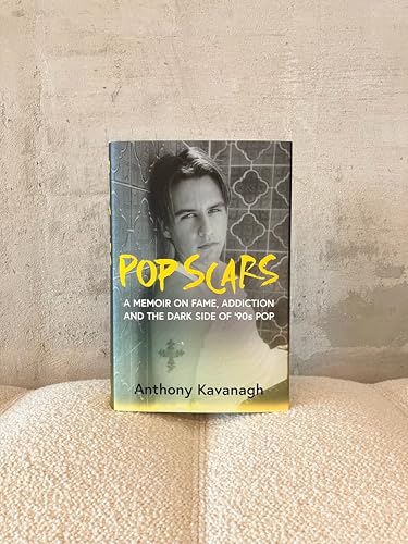 Book cover: "Pop Scars" memoir by Anthony Kavanagh, featuring his portrait.