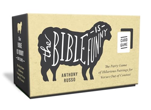 Beige card game box with black silhouette of a sheep and text.