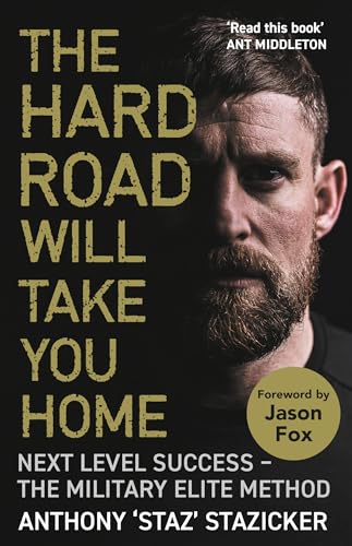 Book cover featuring a bearded man in shadow, titled "The Hard Road...