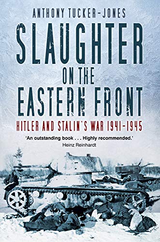 Book cover depicting wartime tanks and fallen soldiers in snow.