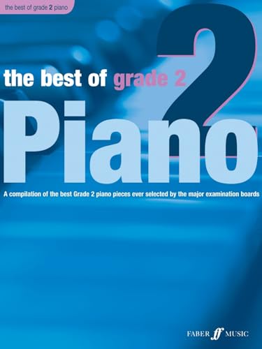 Sheet music cover: "The Best of Grade 2 Piano" with a large number 2.