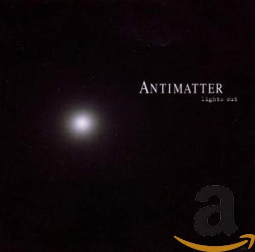 Antimatter “Lights Out” CD cover with dark background and bright star.