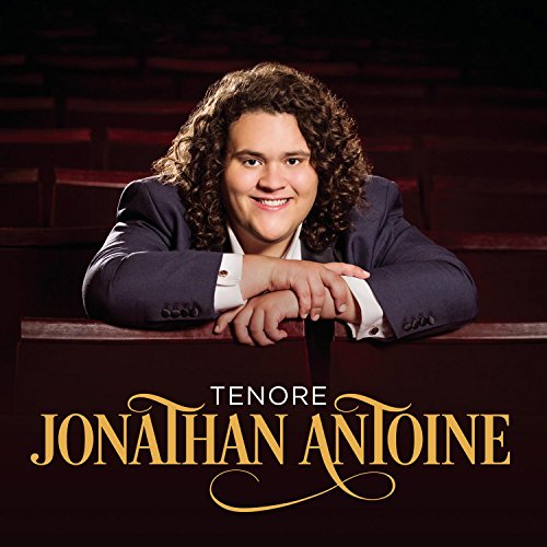 CD cover featuring portrait of tenor Jonathan Antoine in a theater.