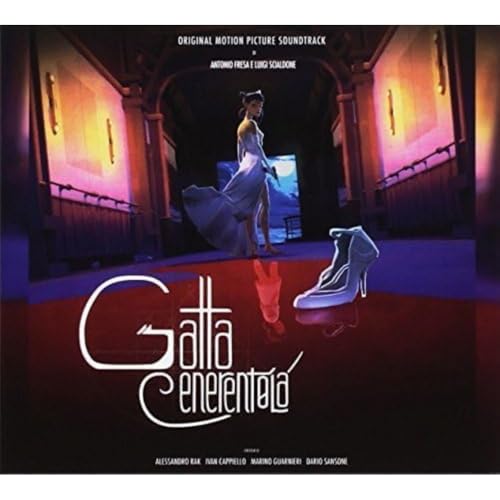 CD cover for "Gatta Cenerentola" soundtrack, featuring a woman in a gown.
