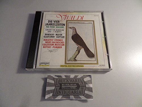 CD case for Vivaldiās āThe Four Seasonsā with a bird illustration.