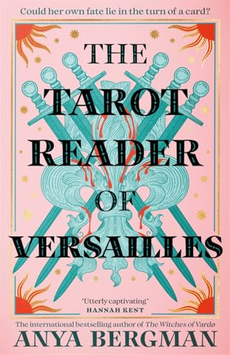 Book cover with ornate design, possibly Baroque-style, featuring a tarot reader or French setting.