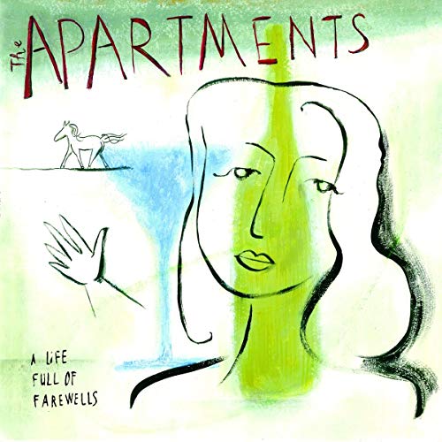 Vinyl record cover: abstract face, horse, and hand in sketched style.