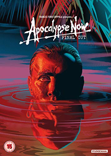 Apocalypse Now Final Cut DVD cover: man’s face submerged in red water.