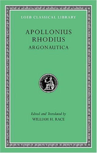 Green Loeb Classical Library book cover titled Apollonius Rhodius Argonautica with a central circular emblem.