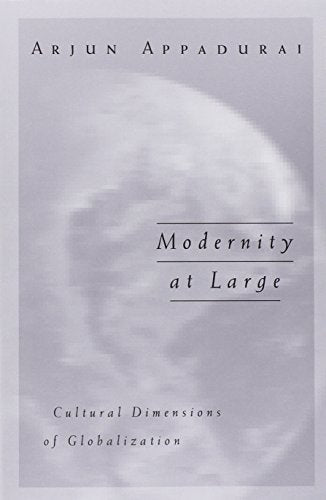 Book cover: "Modernity at Large" with a blurred face in the background.