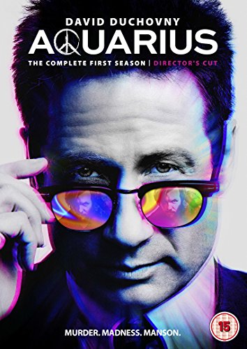 DVD cover featuring David Duchovny wearing glasses with colorful reflections against a white background.