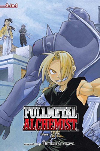 Fullmetal Alchemist manga cover featuring Edward Elric and Alphonse in armor.