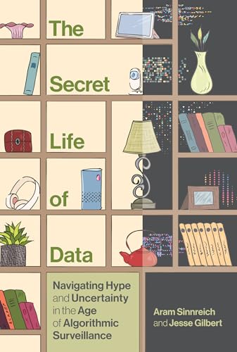 Book cover with grid of objects, titled “The Secret Life of Data.”