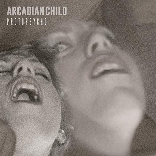 Black and white CD cover featuring a distorted, close-up face.